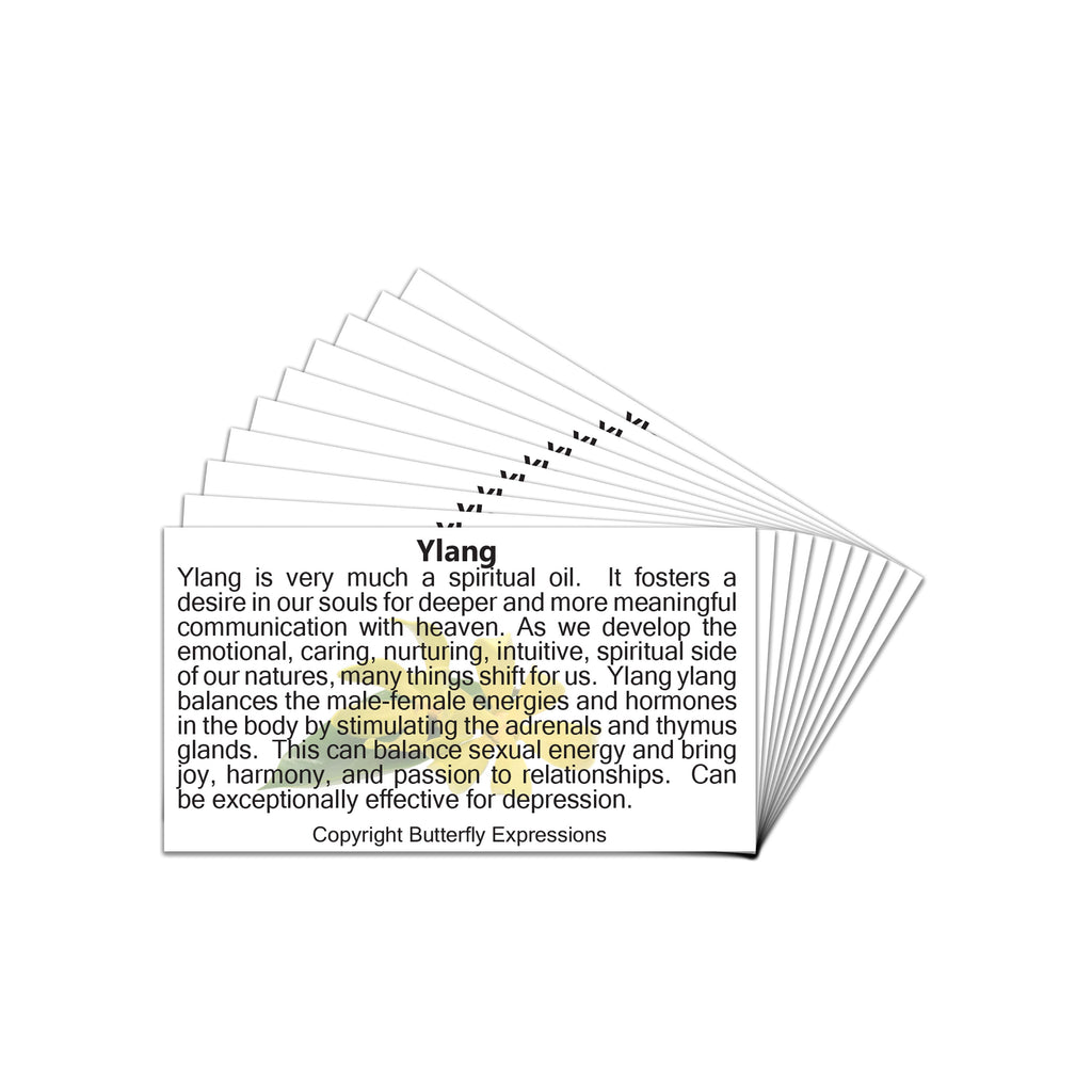 Ylang Essential Oil Product Cards
